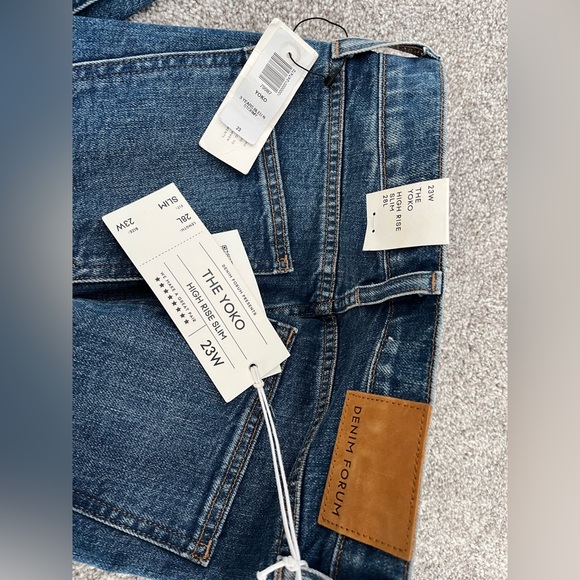 Denim forum the Tokyo high rise jeans NWT size 23 - Picture 4 of 5